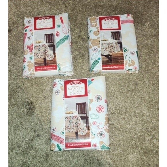 PEVA Baking Tablecloth 60in X 102 in - Picture 3 of 3